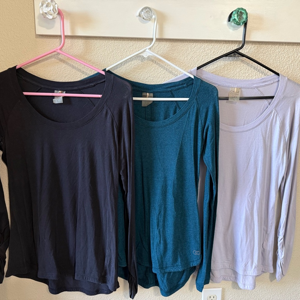 Set of Three Long Sleeve Calia by Carrie Underwood Tops